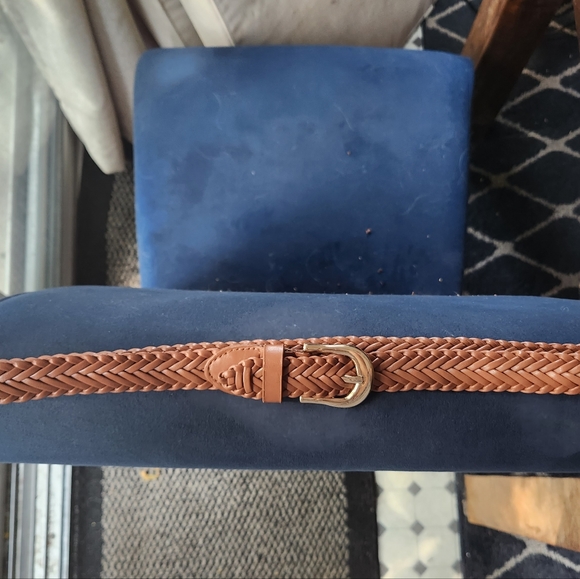 Small / Medium Faux Leather Woven Belt - Picture 1 of 3